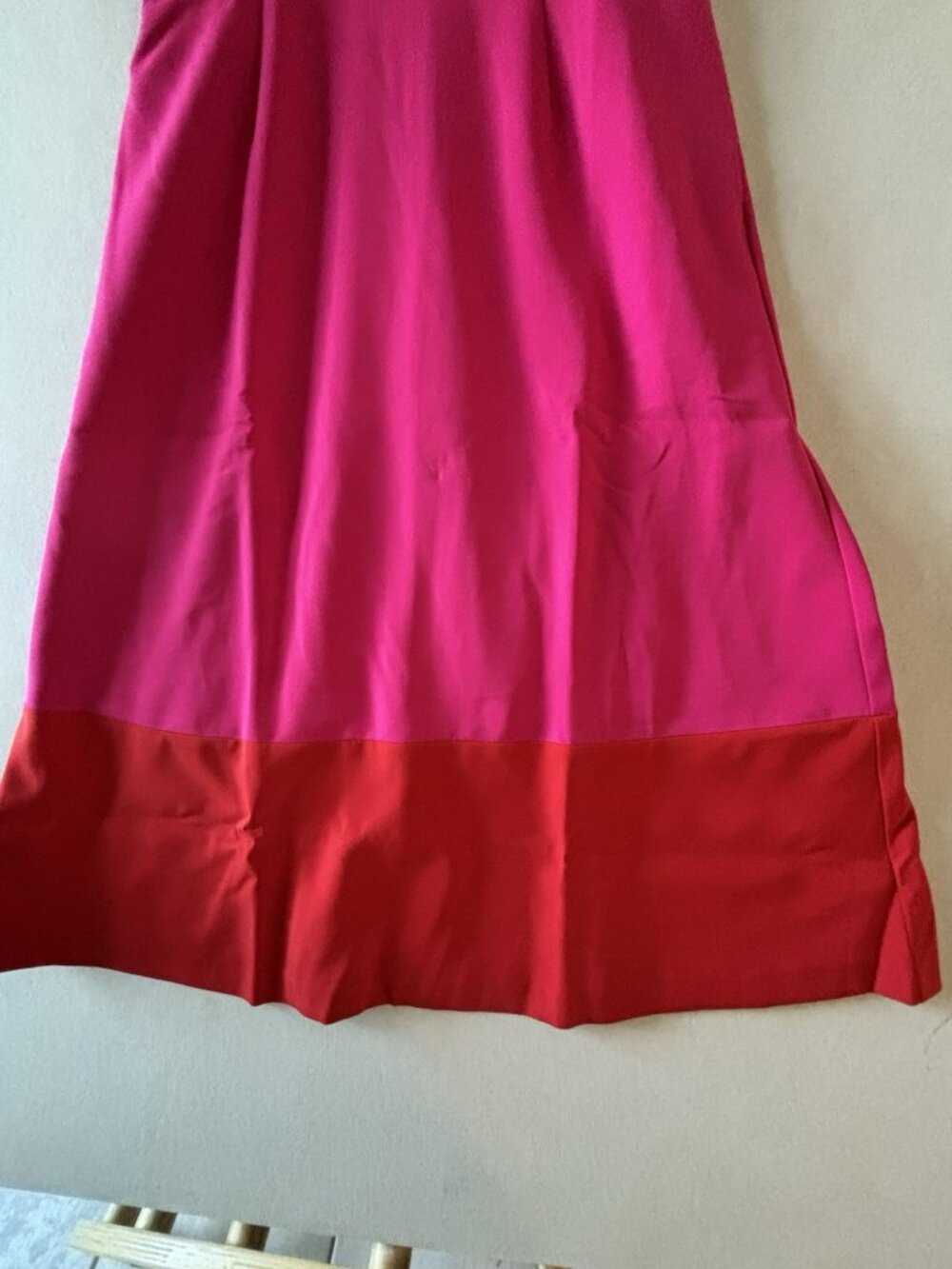 Anne Klein Dress Womens 4 Pink Fit & Flare V Neck Sleeveless Cocktail NWT - Picture 3 of 8
